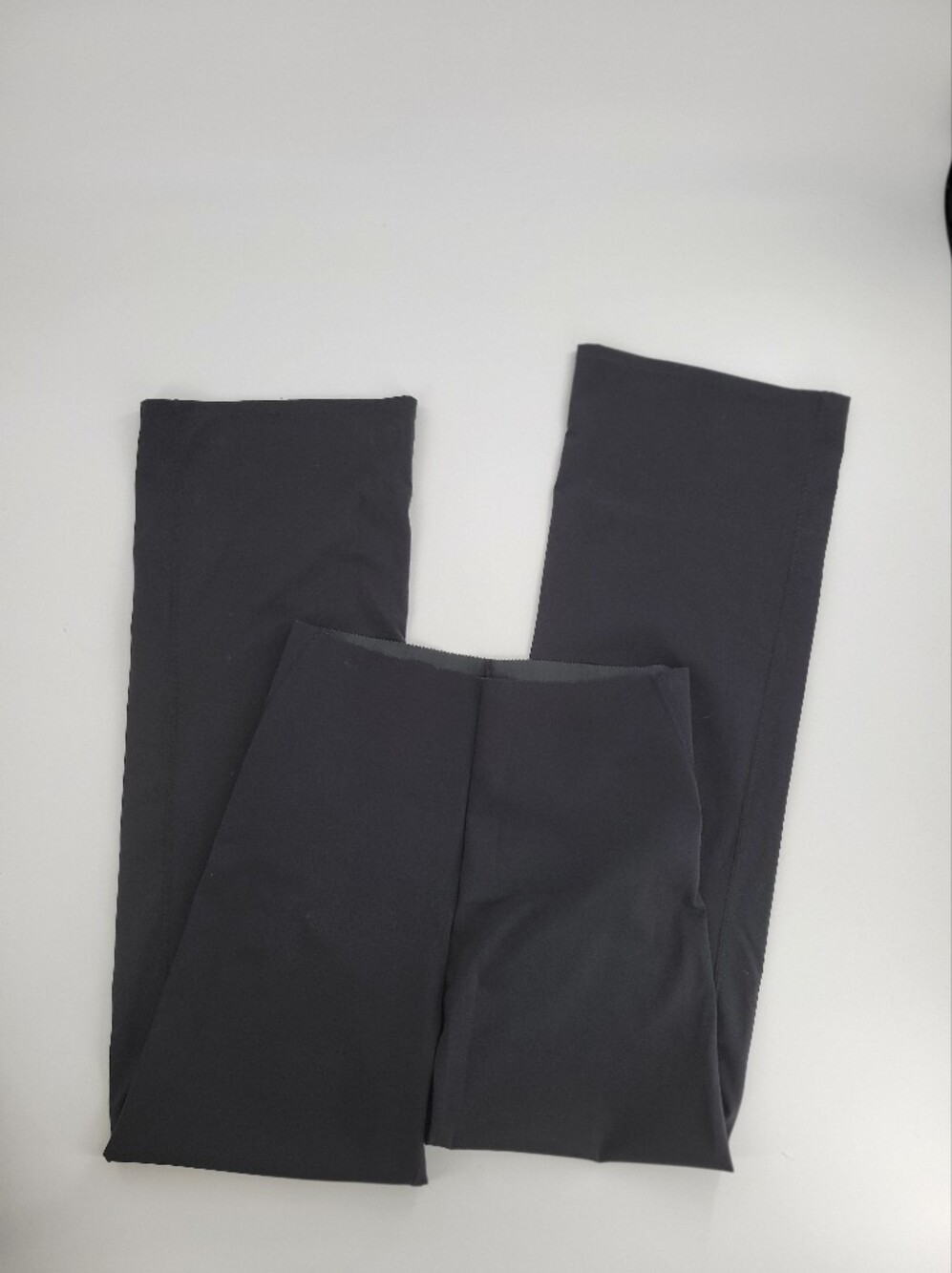 Oysho Women's High Rise Compression Waist Black Boot Cut Pants Size XL